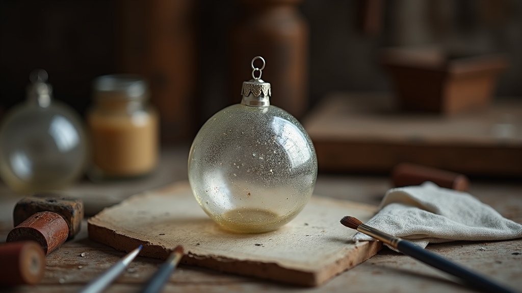 Restoring delicate antique ornaments